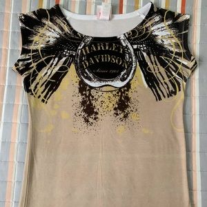 NWOT Harley-Davidson French Quarter Shirt